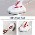 thumbnail image 4 of Scouring Pads Microfiber Cloth Refill 4 Pack, for Tile and Bathtub Scrubber Brush Heavy Duty Scrubbing Sponge Scratch Free Reusable for Cleaning Bathroom Kitchen Walls Tub Tiles Sink, 4 of 5