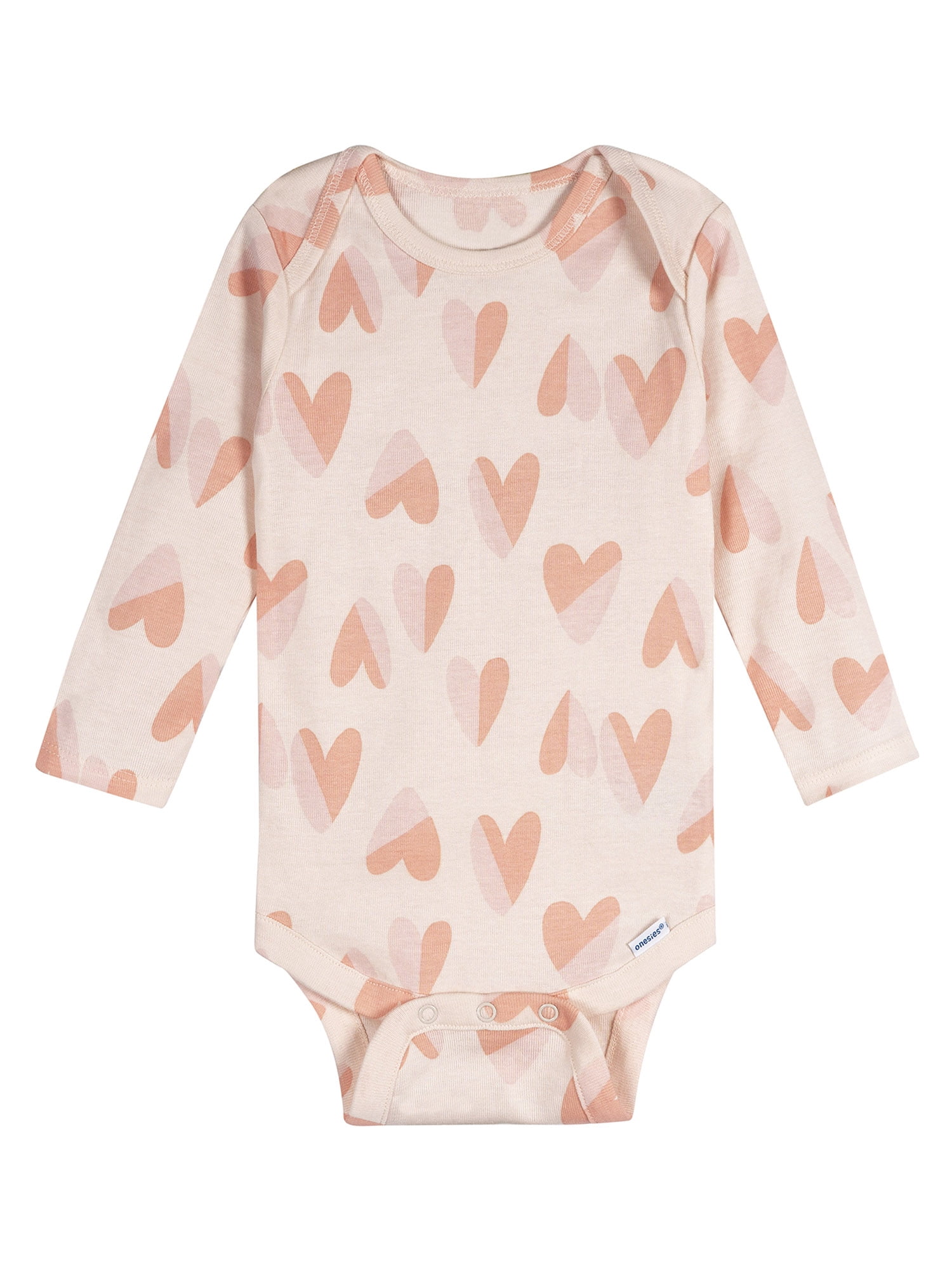 Onesies Brand Baby Girl 6pc Bodysuits, Sizes (0-3 Months - 12 Months)