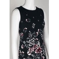 thumbnail image 3 of Catherine Malandrino Crew Neck Sleeveless Floral Print Key Hole Back Jersey Dress-FLORAL / M, 3 of 3