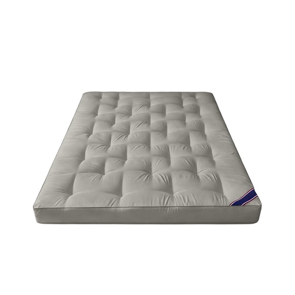 Soy Fiber Japanese Floor Futon Mattress Breathable Sleeping Pad Mattress Topper Gray 150x200cm For Dorm Guest Room Travel Rest