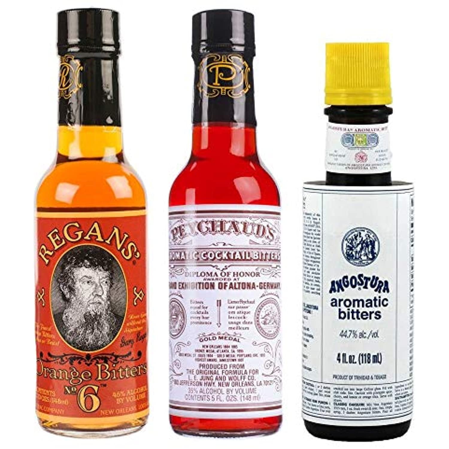 Buy Bitters Triple Play Variety 3Pack Angostura, Peychauds and Regans
