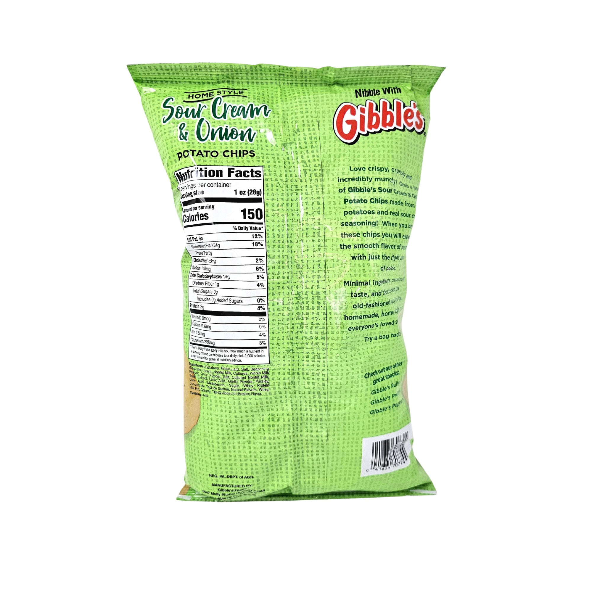 Gibble's Assorted Pack of Chips 8 oz - 4 PACK