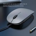 thumbnail image 2 of Baohd Mouse Wired Thin Matte Computer Mouses Computers Fitting Desktop Laptop Gift Networking Keyboards Table Working Black, 2 of 9