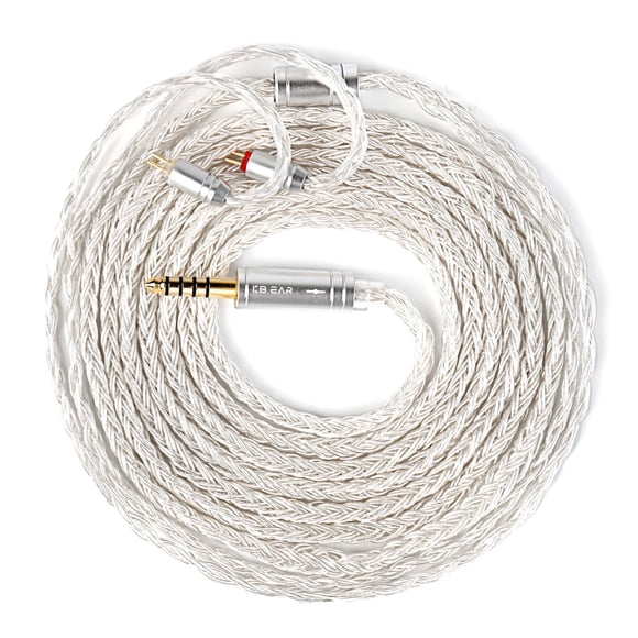 Cable IEM keephifi ST16 Max 1.5m 4.4mm 16 Hilos Plata