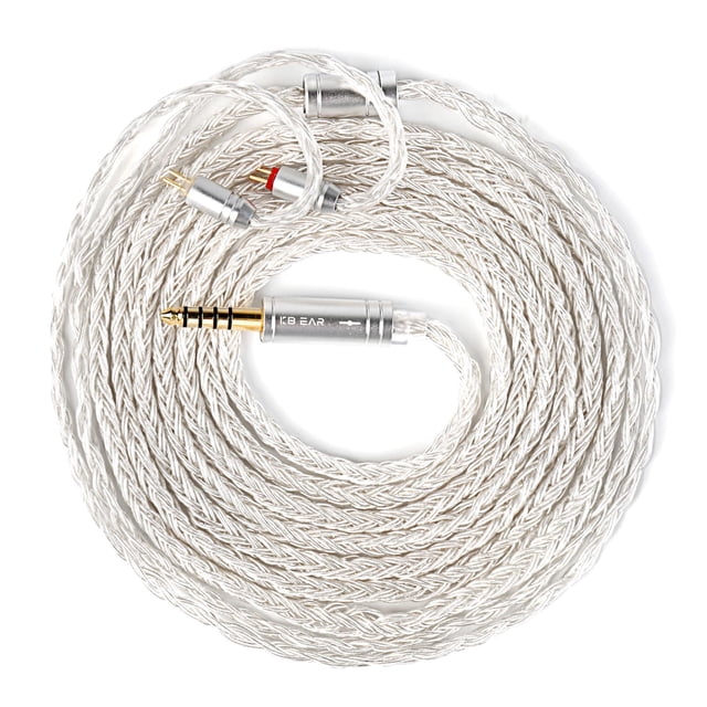 Cable IEM keephifi ST16 Max 1.5m 4.4mm 16 Hilos Plata