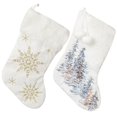 thumbnail image 1 of Bangcool Christmas Stocking Decorative Festive 2PCS Xmas Hanging Sock Holiday Stocking, 1 of 10