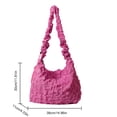 thumbnail image 2 of Bolso bandolera ligero para mujer bolso tipo cartera con burbujas de Color sólido bolso de moda para mujer y niña, 2 of 9