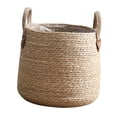 thumbnail image 4 of Cesta tejida para plantas, maceta, bolsa para la colada, cesta decorativa para macetas, cesta de almacenamiento decorativa para jardín, césped, garaje S, 4 of 9