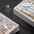 thumbnail image 4 of wall26 Canvas Print Wall Art Window View Snowy Winter Wonderland Tree Forest Wilderness Nature Photography Realism Scenic Landscape Colorful Multicolor for Living Room, Bedroom, Office - 12"x18&, 4 of 5