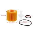 thumbnail image 3 of BOXIANG 5Pcs Car Engine Oil Filters fit for Toyota C-HR 2018 2019 2.0L Pontiac Vibe 2009-2010 Corolla Prius 1.8L Filters 04152YZZA6, 3 of 6