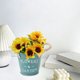 thumbnail image 5 of CREATITOY Vintage Iron Flower Pot Bucket Garden Patio Container, 5 of 6