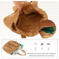 thumbnail image 4 of LHSHID Straw Beach Tote Bag for Women,Raffia Woven Shoulder Handbags for Summer Vacation, 4 of 6