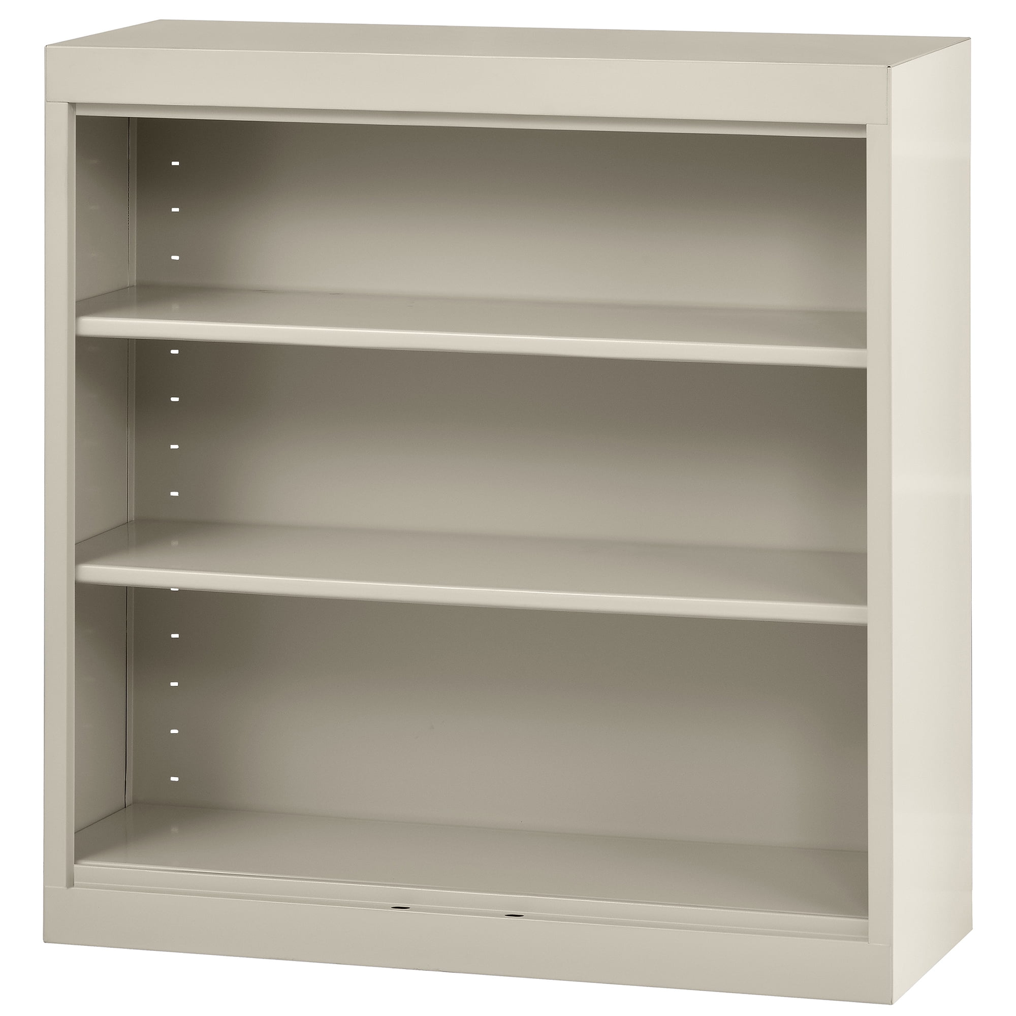 Sandusky Welded Steel Freestanding Bookcase Storage Cabinet, Putty
