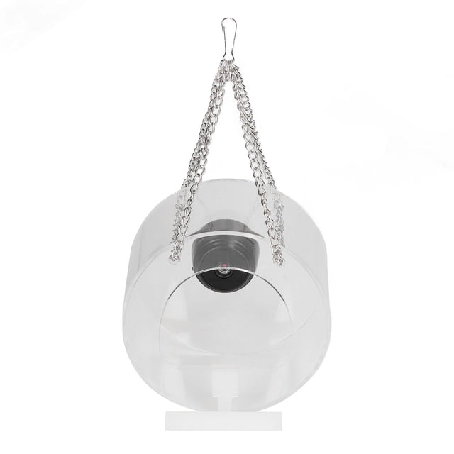 Smart Bird Feeder, Real Time Monitoring Weather Chain Hanging Bird Feeder For Backyard Round