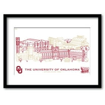 Oklahoma Sooners 11" x 14" Framed Campus Wall Art Collage