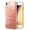 Rose Gold, variant on Ringke Air Prism Case Compatible with iPhone 8, 3D Geometric Design Slim TPU Cover - Glitter Gray