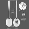 thumbnail image 2 of Serving Spoons Set, 10 Inch Slotted Spoon And Serving Spoon, Spoons Silverware, Cooking Spoon, Past, 2 of 4