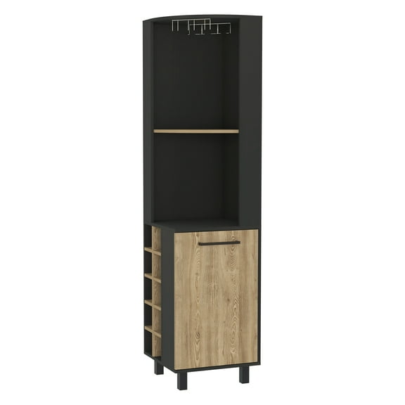 Living Room Cabinets, Leah Corner Bar Cabinet, Multicolor Wooden Cabinets,Particle Board Metal Cabinets, Furniture Primary Living Space Cabinets Leah Corner Bar Cabinet