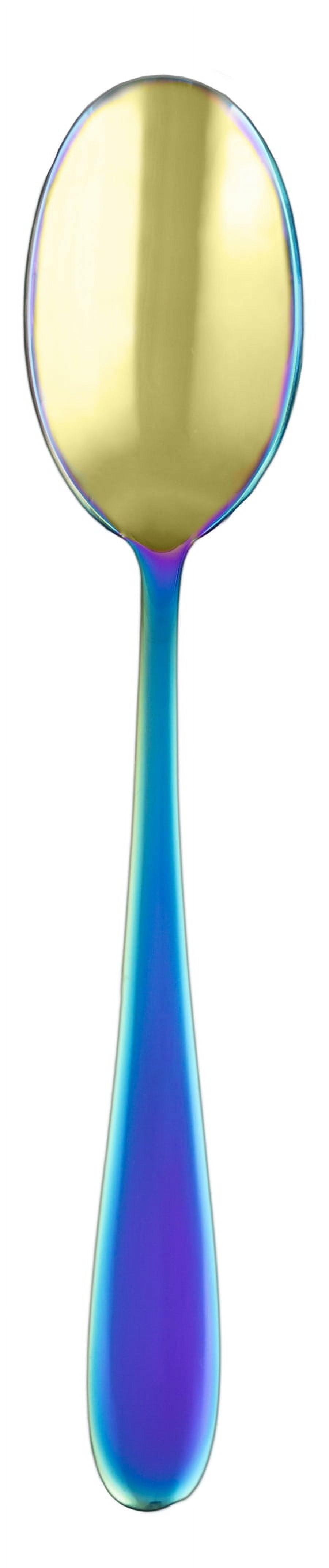 (4 pack) Cambridge Byram Rainbow Mirror Stainless Steel Teaspoon