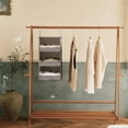 thumbnail image 3 of Collapsible 3-Shelf Hanging Closet Organizers in Gray for RV and Home Storage, 3 of 9