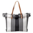 thumbnail image 2 of Bolso Hombro para Mujer Con Diario Lona Borlas (estampado Cebra), 2 of 5