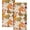 Autumn Leaf Orange Brown, variant on Easter Sage Green Plaid Hand Towel Set of 2 Soft Absorbent Easter Bunny Flowers Tea Towels Baking Cooking Wash Cloth Spring Hand Dishtowels for Bathroom Kitchen Bar Beach Gym Spa Decor 18x26 Inch