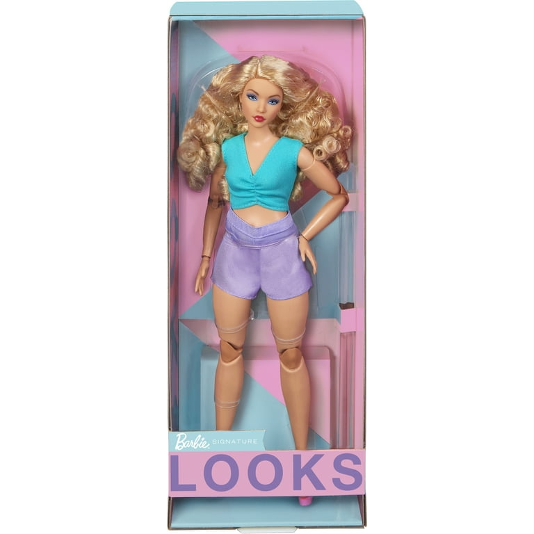 Barbie Looks Doll, Blonde, Color Block Outfit with Waist Cut-Out 