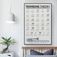 thumbnail image 5 of Trombone Fingering Chart Wall Art, Gift for Music Teachers and Students, Inspirational Educational Poster for Band Room and Home Studio Decor, 5 of 5