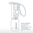 thumbnail image 4 of Extractor de leche manual Ameda de una mano con estimulador Flexishield, 4 of 6