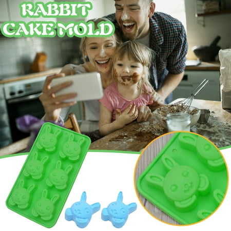 

Qepwscx Silicone Bunny Bakeware Easter Cake Mould Cartoon Bunny DIY Baking Tools Clearance