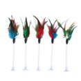 thumbnail image 1 of Cartoon Pet Cat Toy Stick Feather Rod Mouse Toy with Mini Bell Cat Catcher Teaser Interactive Cat Toy Kitten игрушки для кошек, 1 of 5