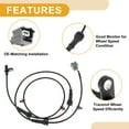 thumbnail image 4 of Unique Bargains ABS Wheel Speed Sensor No.19316640 Rear Left ABS Sensor Set Anti-lock Braking System Sensor for Chevrolet City Express 2015-2017, 4 of 7