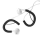 thumbnail image 2 of 2 Pares 4 UNIDS Soft Silicone Noodles Cable Earhook Clip para los Oídos Ear Round Hook Gancho d MABOTO Gancho para la oreja, 2 of 5