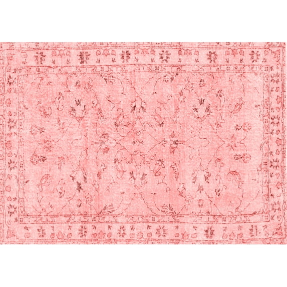 Ahgly Company Indoor Rectangle Persian Red Traditional Area Rugs, 3' x 5'