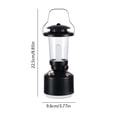 thumbnail image 3 of Humidificador portátil con luz nocturna regulable | Humidificador de vapor frío recargable por USB de 260 ml para dormitorio, viajes y camping | Diseño con lámpara de queroseno para uso en, 3 of 6