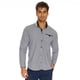 thumbnail image 1 of Camisa Hombre Formal Slim Fit Cuello Tejido Negro Cuadros negro M Incógnita 770189, 1 of 5