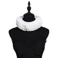thumbnail image 3 of Adjustable Neck Ruff Collar with Pearls For Renaissances Historical Dressingup, 3 of 20