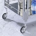 thumbnail image 6 of Bowery Hill Contemporary Metal 2-Tier Bar Cart in Chrome, 6 of 6