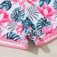 thumbnail image 5 of TOWED22 Girls Rash Guard Two Pieces Swimsuit Long Sleeve Bathing Suit for 3-10 Years Pink,8-9 Y, 5 of 6