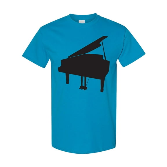 Inktastic Piano Silhouette T-Shirt