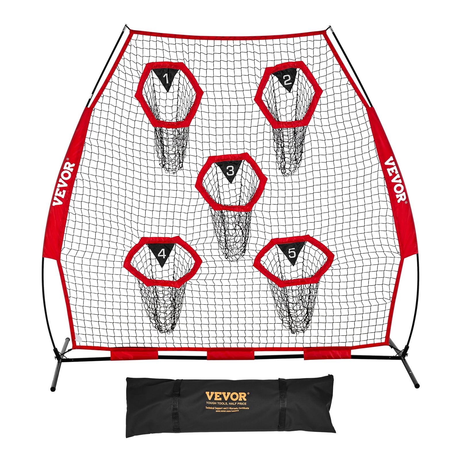 Franklin Sports 8 Foot x 8 Foot Football Accuracy Target – Four
