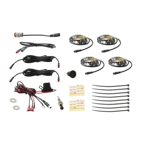 Diode Dynamics Multicolor RGBW Engine Bay Strip Kit 4pc DD0444