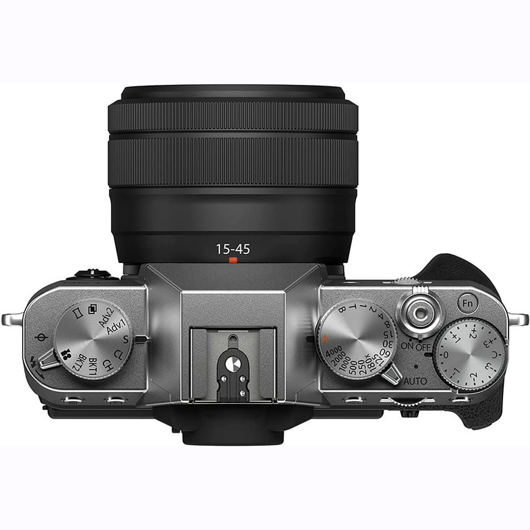 Fujifilm X-T30 II Mirrorless Camera, Silver, XC 15-45mm F3.5