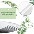thumbnail image 2 of Topboutique Acrylic Round Mirror,Decorative Mirror Wall Stickers for Wedding Table Centerpiece,8 inch Makeup Mirror for Home Wall Decor,Self-Adhesive Circle Mirror,10 Pcs,Silver, 2 of 9