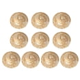 thumbnail image 1 of 10pcs 6.5cm Handmade Mini Straw Hat Creative Hand-woven Doll Delicate Decorative Small Straw Hats for DIY Craft Jewelry Garment Material, 1 of 4