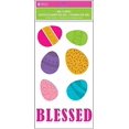 thumbnail image 1 of Impact Innovations Hoppy Blessed with Easter Eggs Window Gel Clings, 5.5 x 12, 1 of 2
