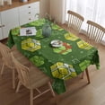 thumbnail image 2 of Rectangle Table Clothes Merry Christmas Gifts Green Tablecloth,Modern Washable Table Cloths for Picnic Catering Halloween Fall Thanksgiving Christmas, 2 of 5