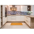 thumbnail image 5 of Ahgly Company Indoor Rectangle Contemporary Dark Orange Abstract Area Rugs, 2' x 3', 5 of 6