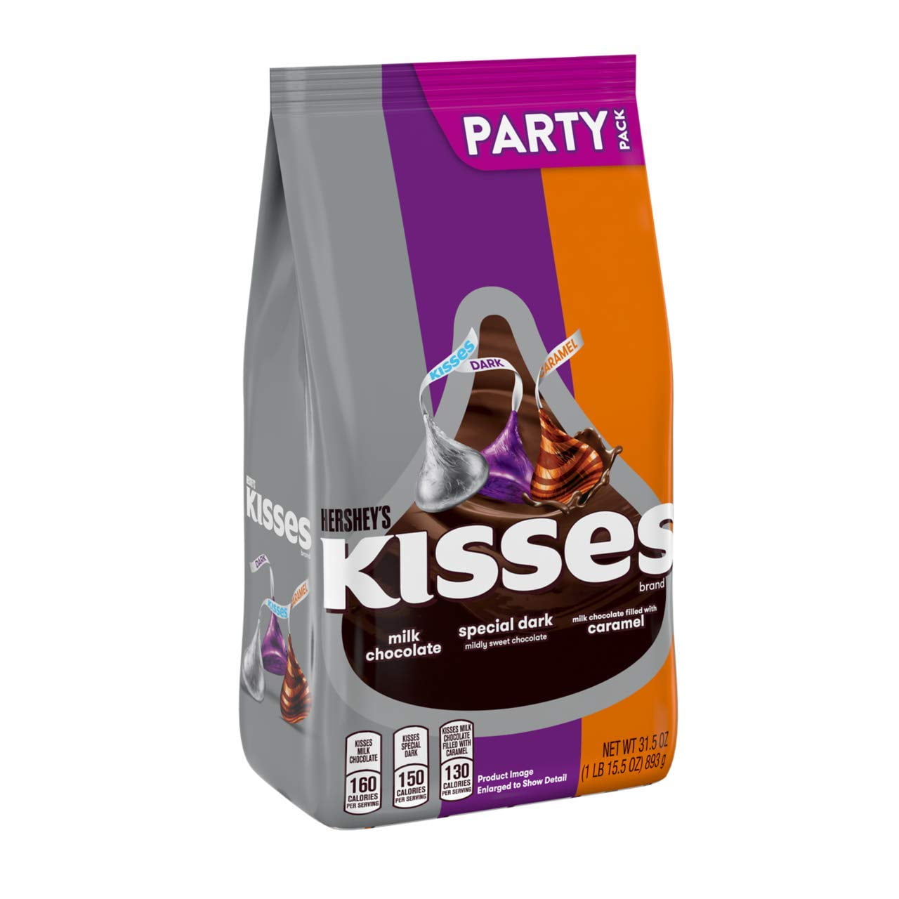 HERSHEYs KISSES Chocolate Candy Assortment, (SPECIAL DARK, Milk