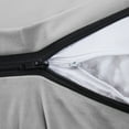 thumbnail image 4 of Triangle Headboard Wedge Cushion, Queen Size 20" x 59" x 8", Gray, 4 of 5